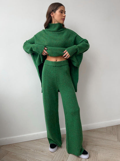 Ine | Stijlvolle Gebreide Tweedelige Set met Stretch