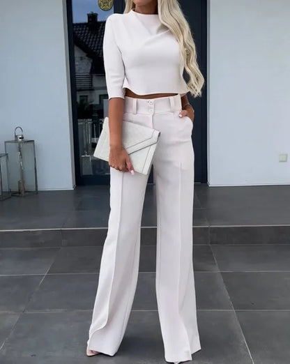 Silvia – Elegante Flare Set voor Vrouwen voor de Herfst