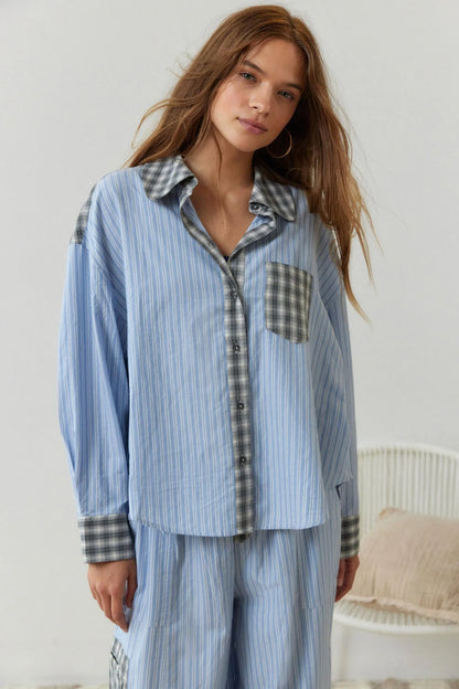 Yvette | Tweedelige pyjama set katoen zacht en stretchy