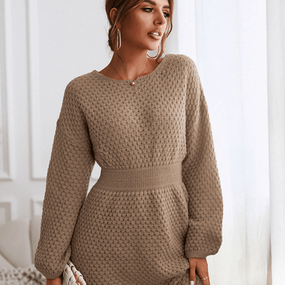 Elaina | Comfortabel Gebreide Dames Jurk | Sweaterjurk