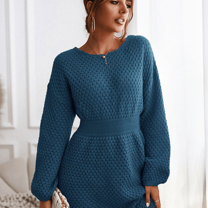 Elaina | Comfortabel Gebreide Dames Jurk | Sweaterjurk