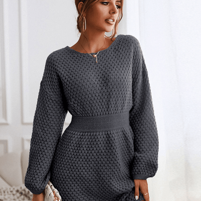 Elaina | Comfortabel Gebreide Dames Jurk | Sweaterjurk