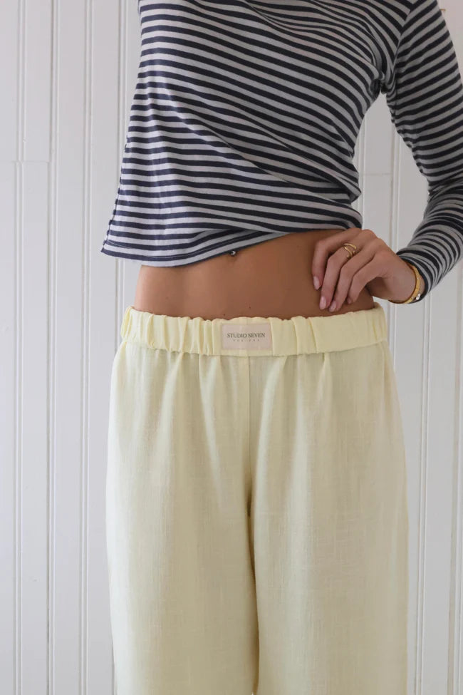 Nadine | Katoenen Lounge Broek met Comfort Fit