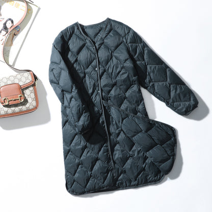 Karla | Lichtgewicht Argyle Donsjas Dames