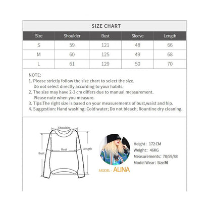 Josje | Luxe Gebreide Pullover met 2000s Grafische Print