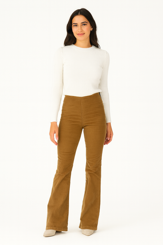 CLAIRE - High waist flared pants