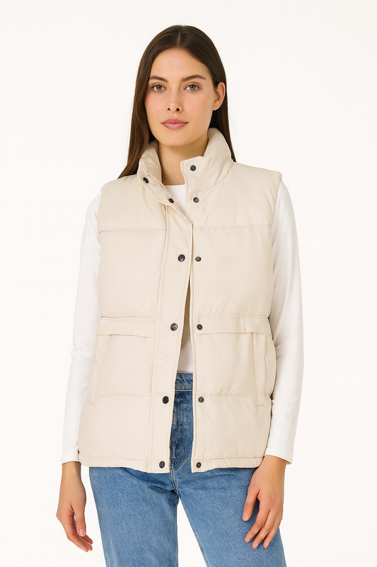Clare - Stijlvolle Gewatteerde Bodywarmer voor Dames