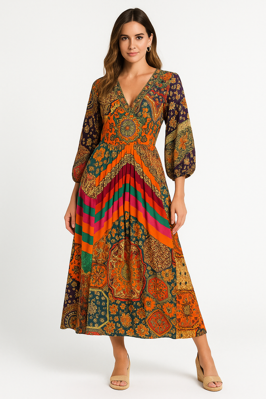 Crista - Bohemian elegante zomerjurk voor dames