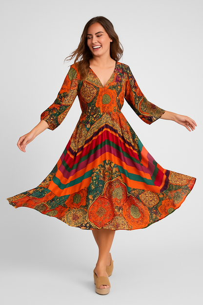 Crista - Bohemian elegante zomerjurk voor dames