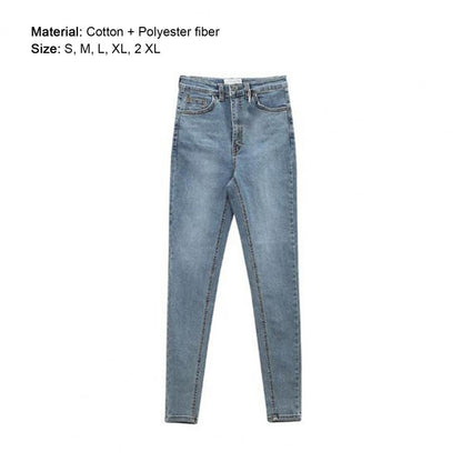 Women High Waist Jeans 2024 Spring Summer Skinny Casual Office Lady Slim Lifting Butt Denim Pencil Pants Female Elastic Trousers