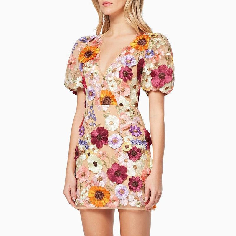 Maja | Trendy en Stijlvolle V-Hals Jurk