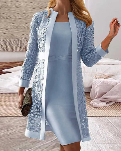 NOALLA - Luxe Kanten Vestjurk Set