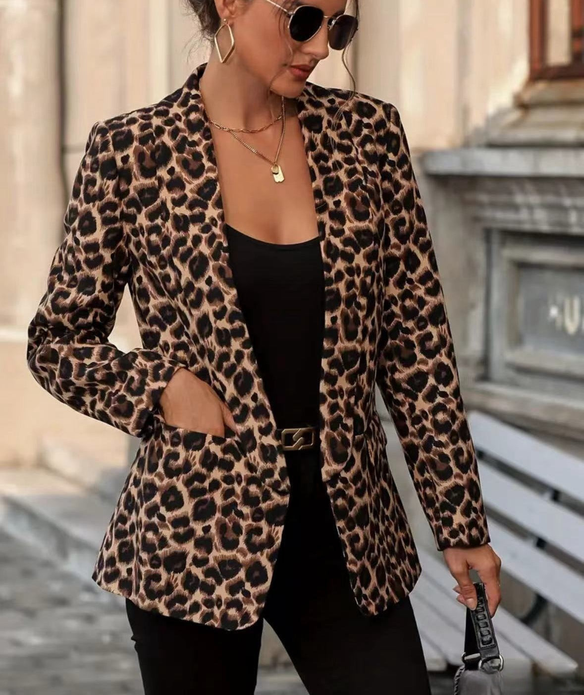 Mascha | Trendy Luipaardprint Damesjas
