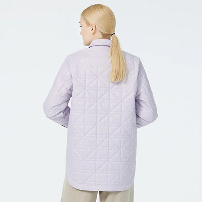 Casey | Gewatteerd Katoenen Shacket voor Dames - Lente Herfst