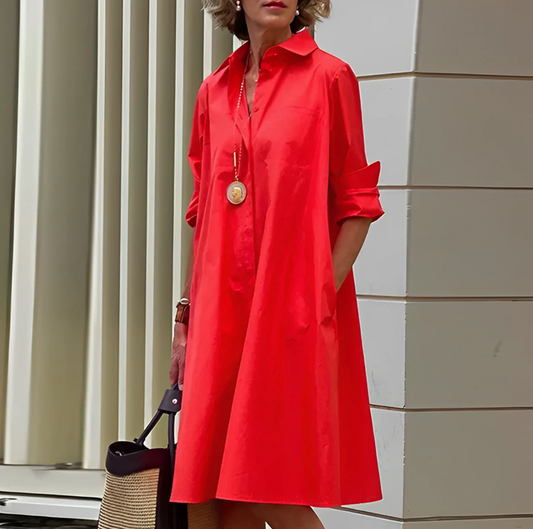 Madelief - Klassieke elegante blousejurk