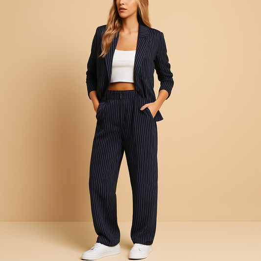 Sue - Elegante blazer- en broekenset voor dames