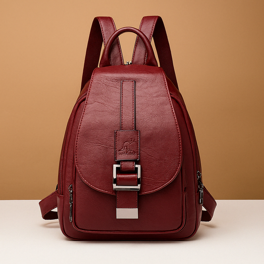Zayla | Elegante PU-leren rugzak met minimalistisch design voor dames
