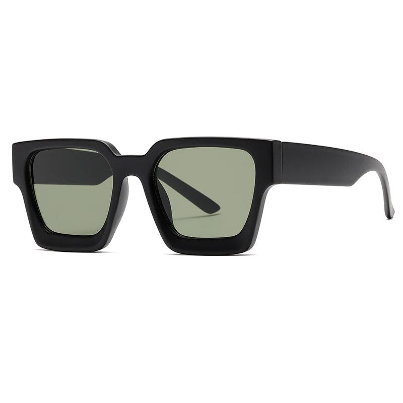 Como | Oversized Vierkante Zonnebril | Polycarbonaat Vintage Stijl