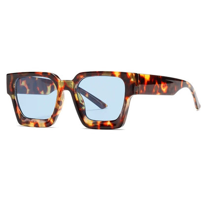 Como | Oversized Vierkante Zonnebril | Polycarbonaat Vintage Stijl
