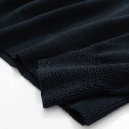 Nynke |  Jacquard Trui met Zwanenprint in Wolmix