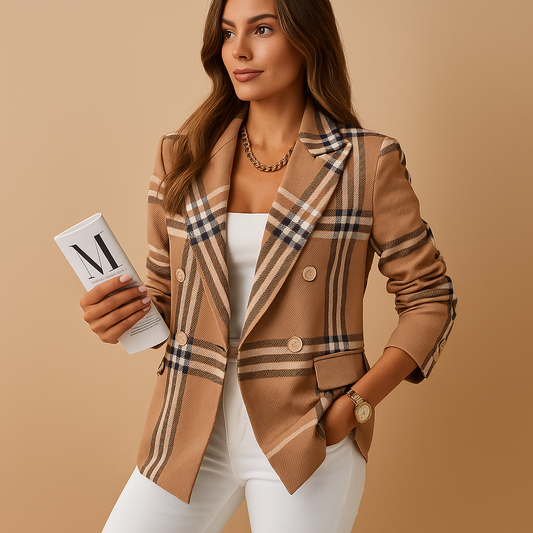 Jolie | Getailleerde blazer met elegante details voor dame