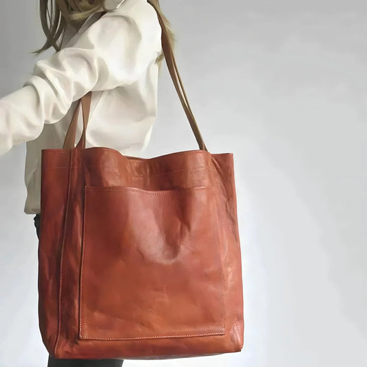 Jana | Vintage Leren Tas – De Perfecte Mix van Mode en Functionaliteit