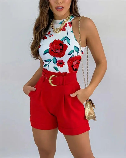 Patrice – Zomerse Gebloemde Set voor dames