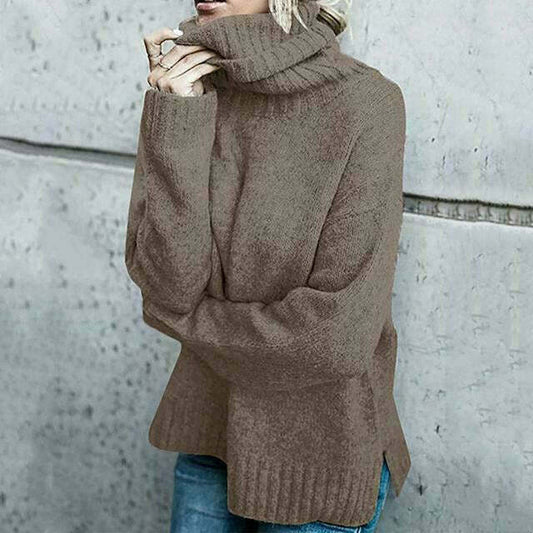 Ember | Dames Oversized Coltrui – Comfortabele Gebreide Trui