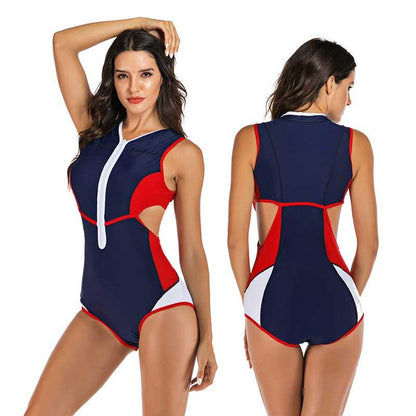 Faro - Comfortabel Sportbadpak met Kleurrijke Print voor Dames
