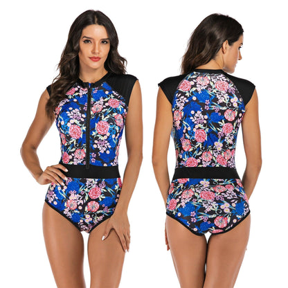 Faro - Comfortabel Sportbadpak met Kleurrijke Print voor Dames