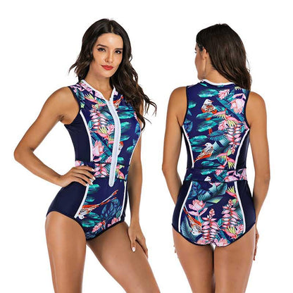 Faro - Comfortabel Sportbadpak met Kleurrijke Print voor Dames