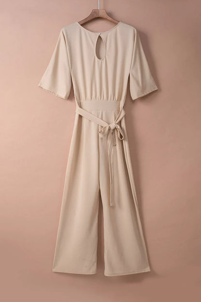 Lilly – Elegante Abrikozenkleurige Jumpsuit voor Dames