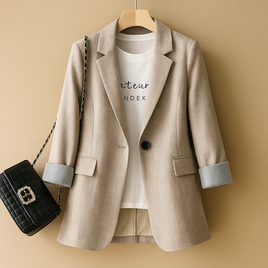 Carly | Lichtgewicht casual blazer met lange mouwen voor dames