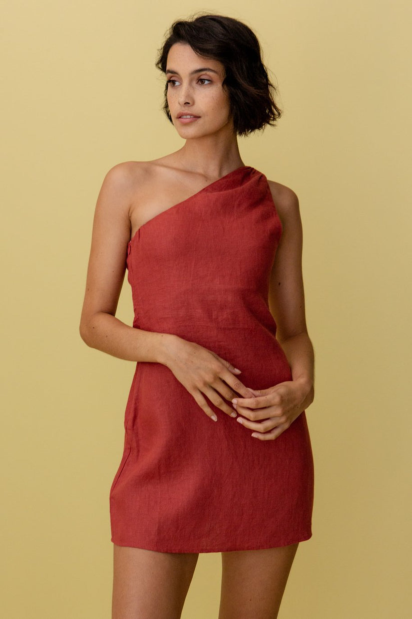 Paulena - One-Shoulder Zomerse Maxi Jurk voor dames