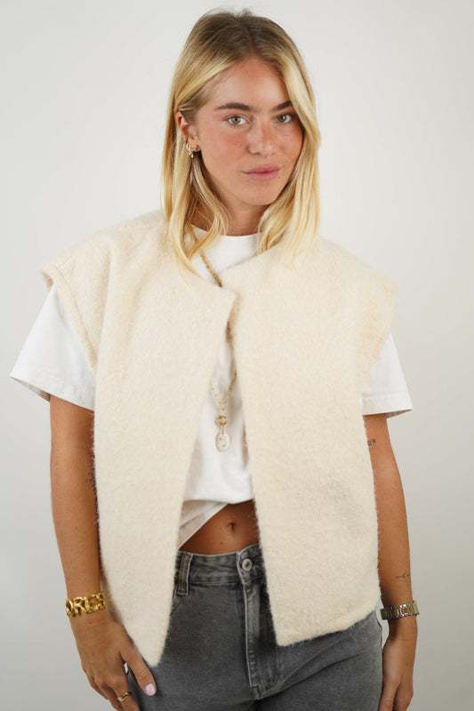 ELENA | Chique Mohair vest voor alle seizoenen
