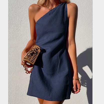 Paulena - One-Shoulder Zomerse Maxi Jurk voor dames