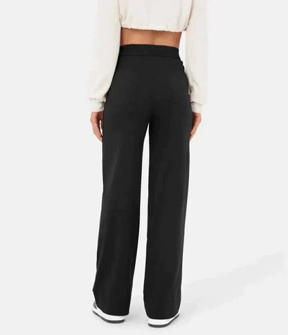 Sue – High-Waisted Elastische Casual Broek