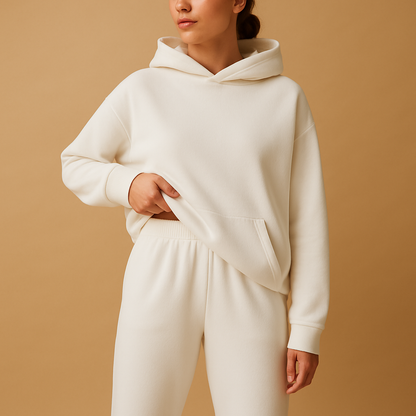 Solange - Oversized loungewear set met hoodie en broek voor dames