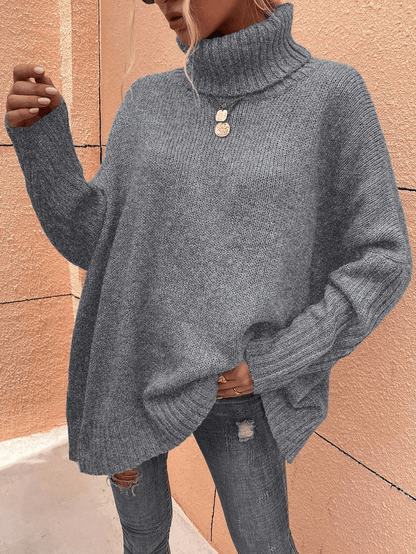 Romy | Casual Dropped Shoulder Jumper Coltrui voor damesr