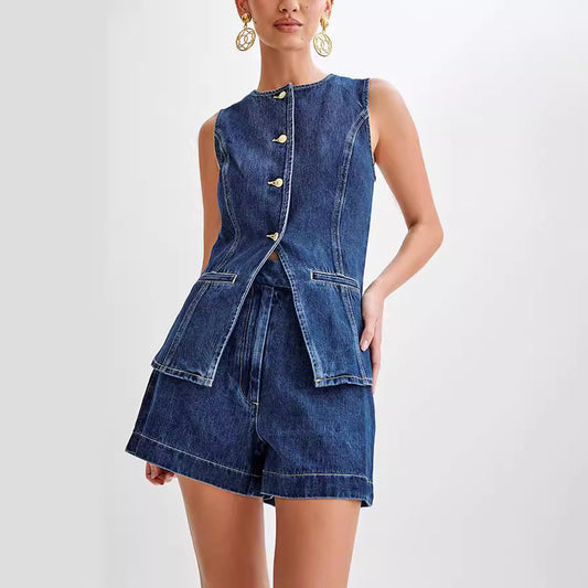 Stephnie - Denim Set voor dames