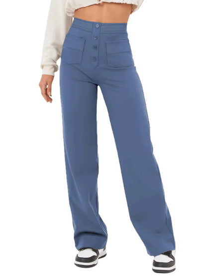 Marcia | Hoge Taille Wijde Broek voor Casual Comfort