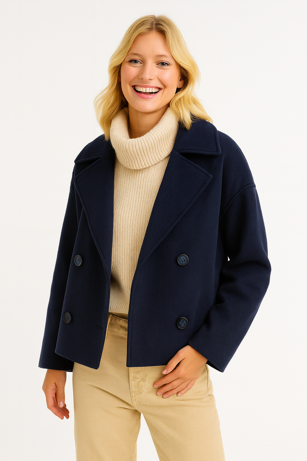 STELLA | Stijlvolle Cropped Herfst Blazer voor dames