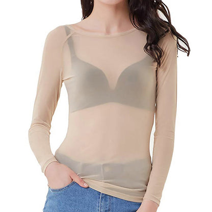 Feliz | Uitdagende Doorschijnende Mesh Top