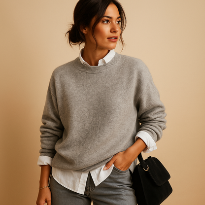 Diede | Wollen damestrui met elegante pasvorm en minimalistische afwerking