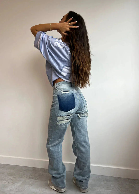 RANIM - Vintage Ripped Jeans voor Dames