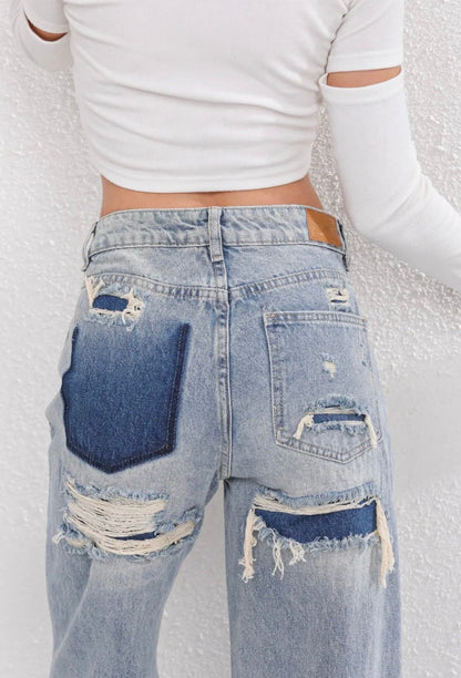 RANIM - Vintage Ripped Jeans voor Dames